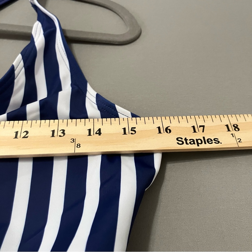 BLOOMCHIC NWT Striped Tankini Swim Top 14/16 - Picture 11 of 13